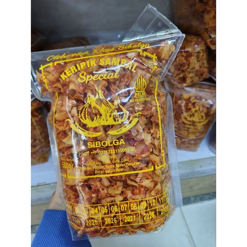 

Kripik Sambal Spesial teri (500g)