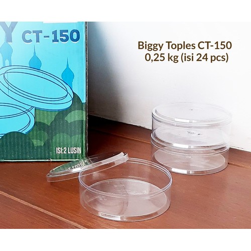 Toples Biggy CT 150 Toples Kue Kering Nastar Lebaran Kue Biggy Bulat 250 gram