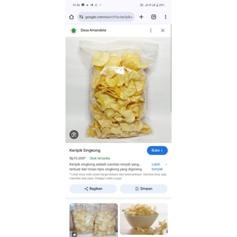 

Kripik Singkong Krispii