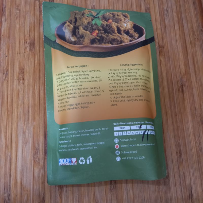 

Promo 7.7 Sulawesifood Sufood - Bumbu Nasu Likku 250gr