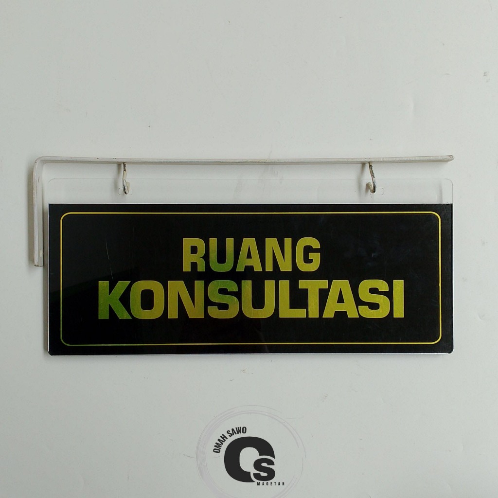 

Akrilik Ruang Konsultasi - Akrilik Gantung - Nama Ruang