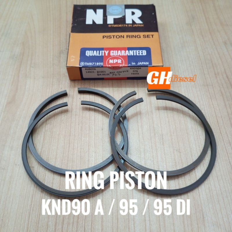 RING PISTON SEKER MESIN DIESEL KUBOTA KND 90 A / 95 / KND 95 DI