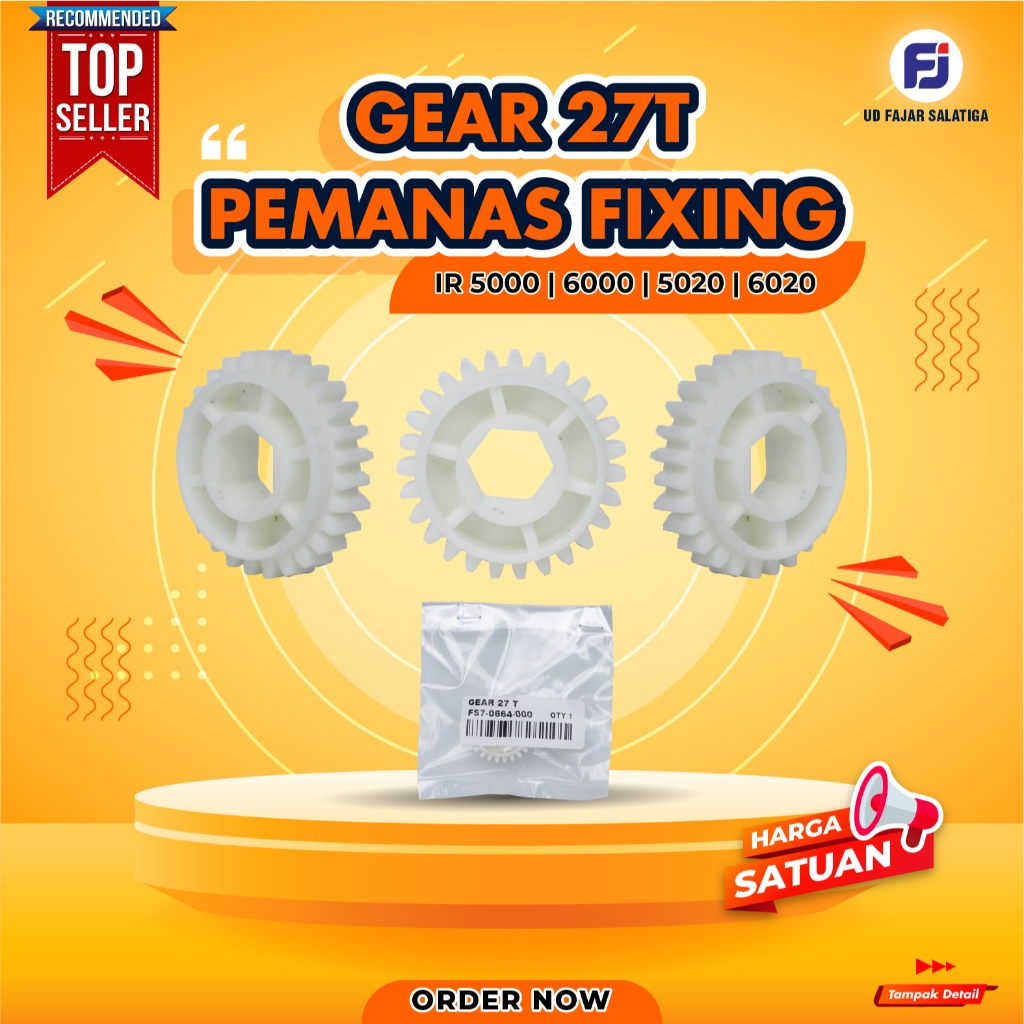 GEAR 27T PEMANAS  FIXING ASSY CANON IR 5000  6000  SERIES