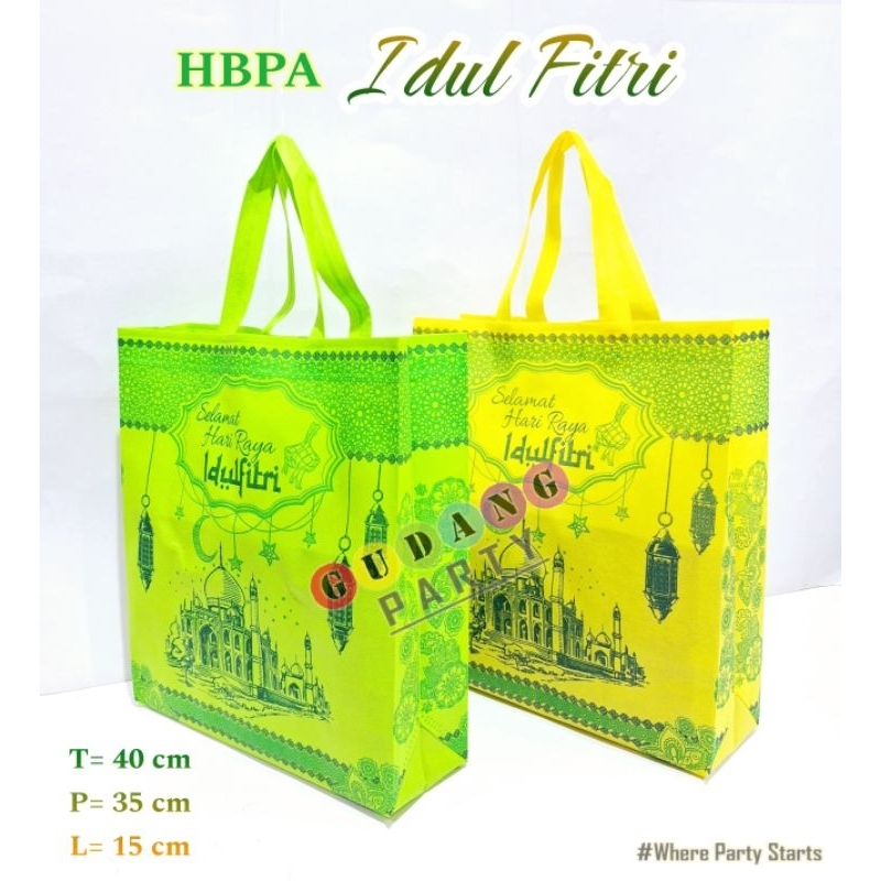 

Spunbond Hbpa Idul Fitri Kantong Bingkisan Hampers Lebaran