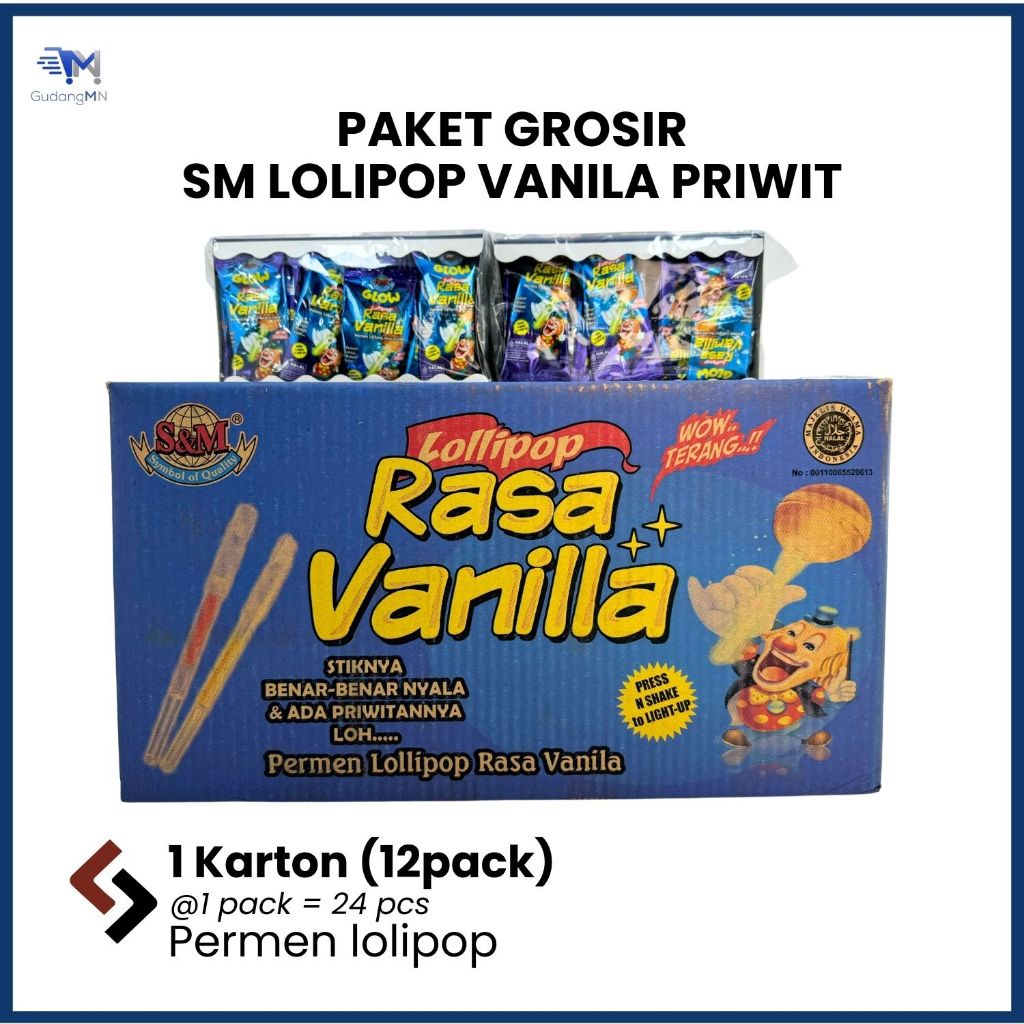 

S&M LOLIPOP VANILLA PRIWIT | PAKET GROSIR