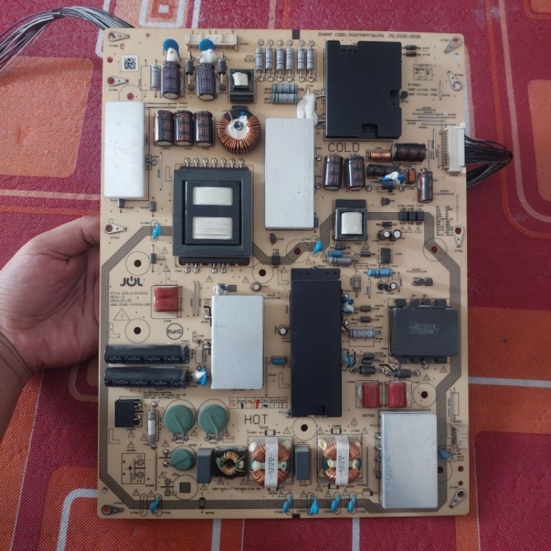 PSU - POWER SUPPLY TV LED SHARP LC-60UA6800X - LC 60UA6800X - 60UA6800X - LC - 6UA6800X - LC 60UA680