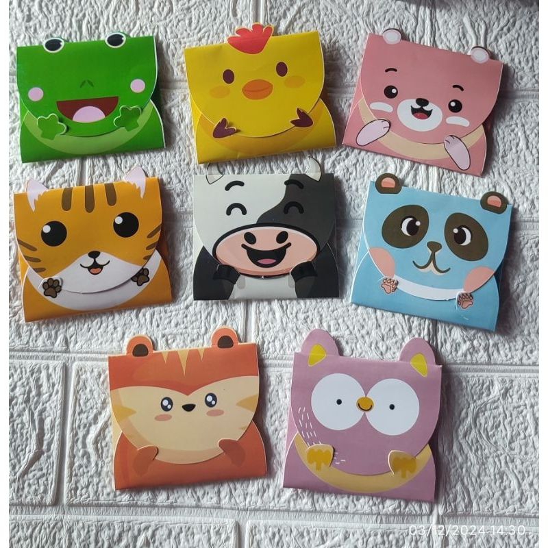 

Amplop Lebaran 3D Animal Model Lipat Terbaru Unik Lucu Viral 2025