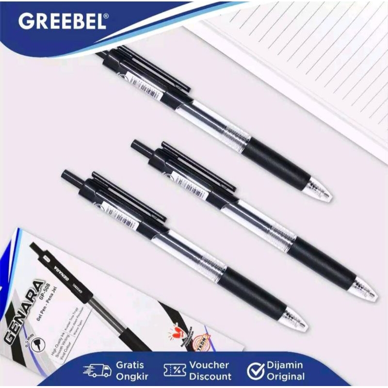 

Greebel Genara Gel Pen GP-508/pack