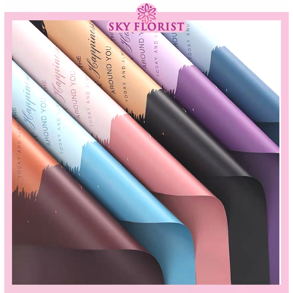 

Kertas Buket BiColor Cellophane Flower Wrapping Dua Warna Ecer Perlembar KB6018
