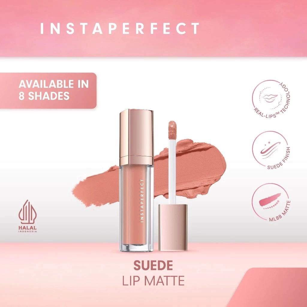 Wardah Instaperfect Suede Lip Matte Lip Cream Lipcream Wardah Instaperfect