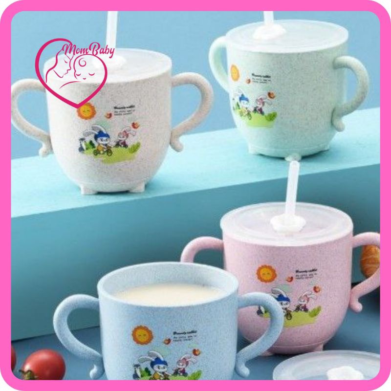 Gelas Jerami Mug / Gelas Minum Anak Anti Tumpah Bahan Jerami / Baby Cup