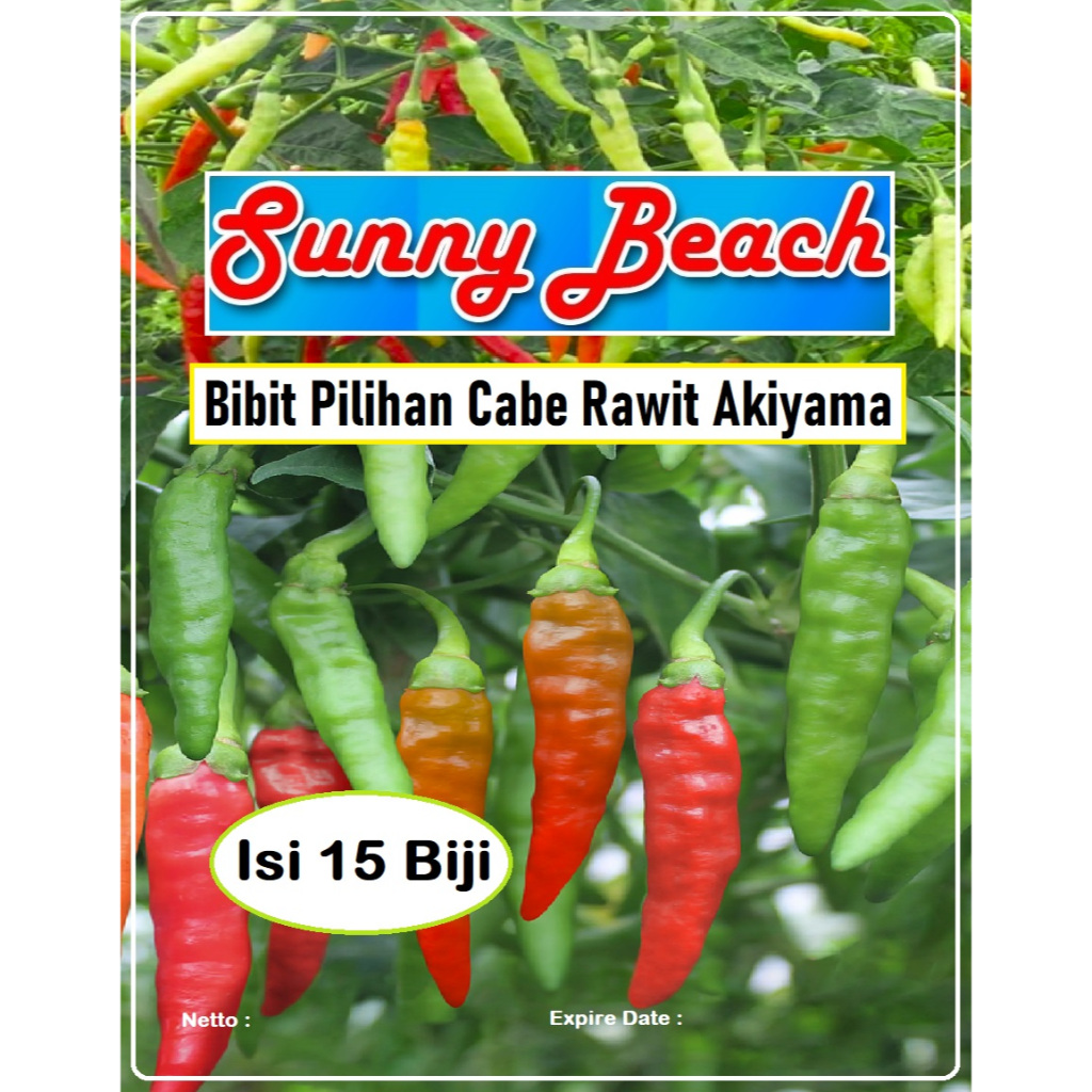 Bibit Unggul Cabe Rawit Akiyama | Biji Benih Cabe Rawit Akiyama