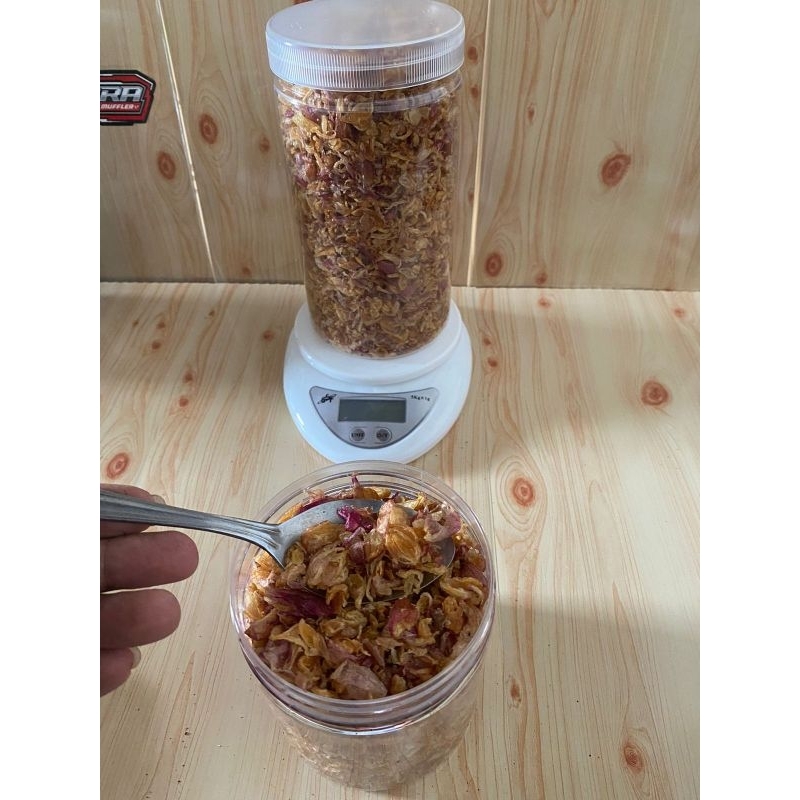 

brambang/bawang merah goreng murni tanpa campuran kemasan 300gr
