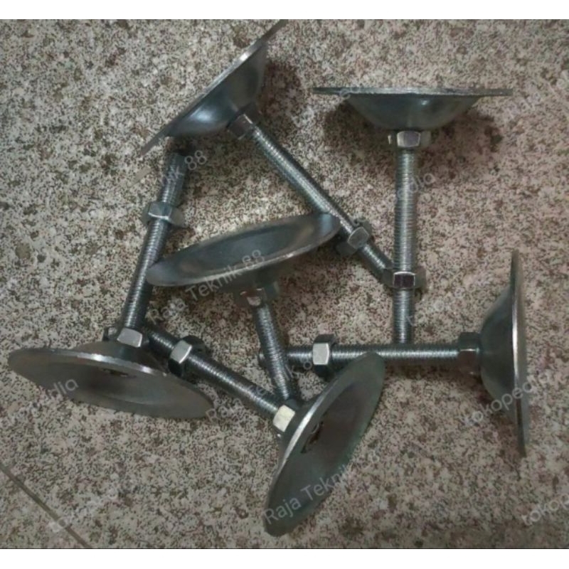 kaki meja m8 x 100 / adjuster m8 x 100 mm /adjuster foot m8x100/ foot adjuster M8 x 100 / kaki meja 