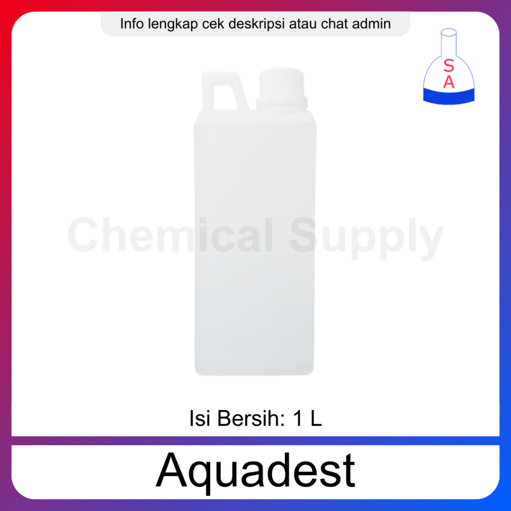 Aquadest 1 Liter Air Suling Distilled Water