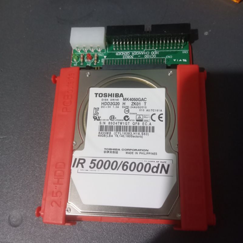 Harddisk Fotocopy Canon IR 5000Dn/6000Dn ( Untuk Mesin Konek Komputer)