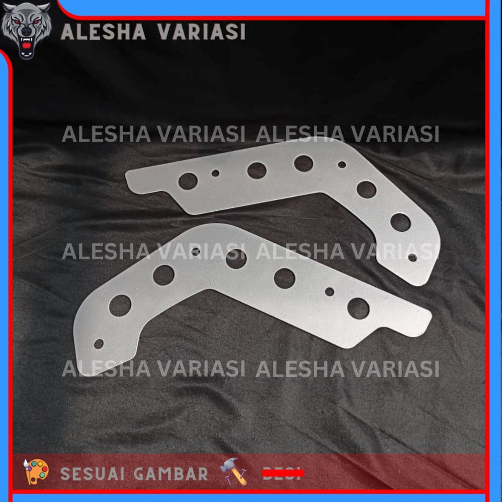 COVER SKIDPLATE KANAN KIRI XSR155 TUTUP PELINDUNG TUTUP SKID PLATE SAMPING MOTOR XSR 155 WARNA SILVE