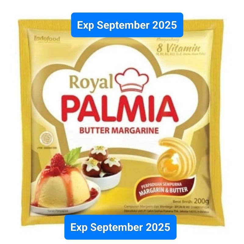 

palmia royal / palmia royal sachet / palmia royal 200g / royal palmia / butter / mentega butter / pm