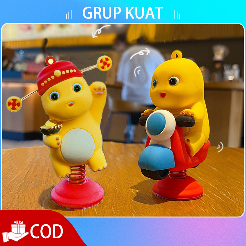 Lucu Ornamen Konsol Tengah Mobil Pajangan Mobil Nailong Lucu Figure Nailong Dino Hiasan Dashboard Mo