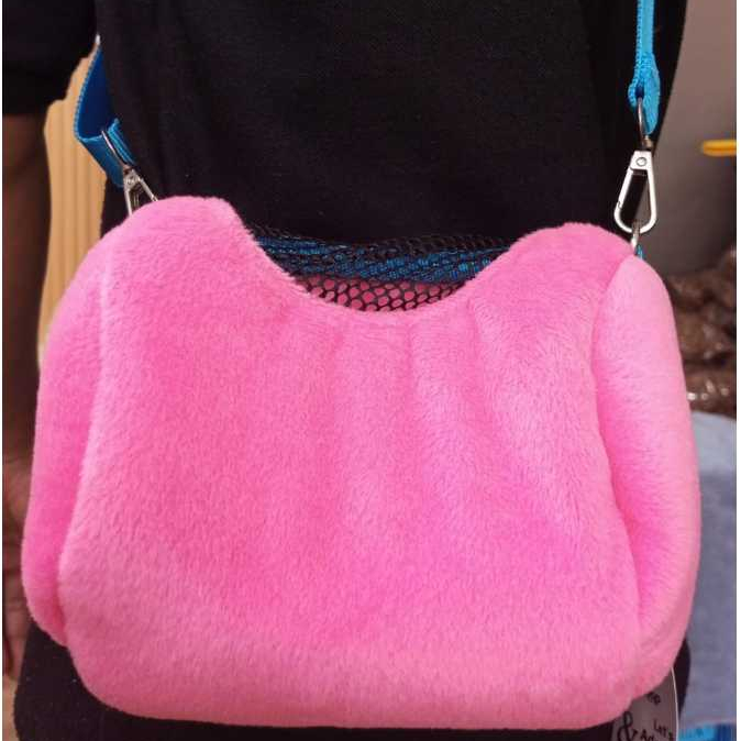 ADEWAP GLIDER - Lady Bag Travel Bonding Pouch Tas Hewan untuk Sugar Glider SG Motif Perempuan