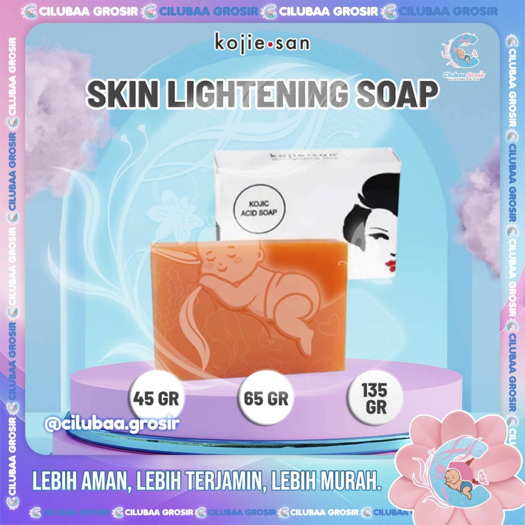 KOJIE SAN Skin Lightening Soap 45g 65g 135g || Sabun Kojic Acid || Sabun Pemutih Wajah