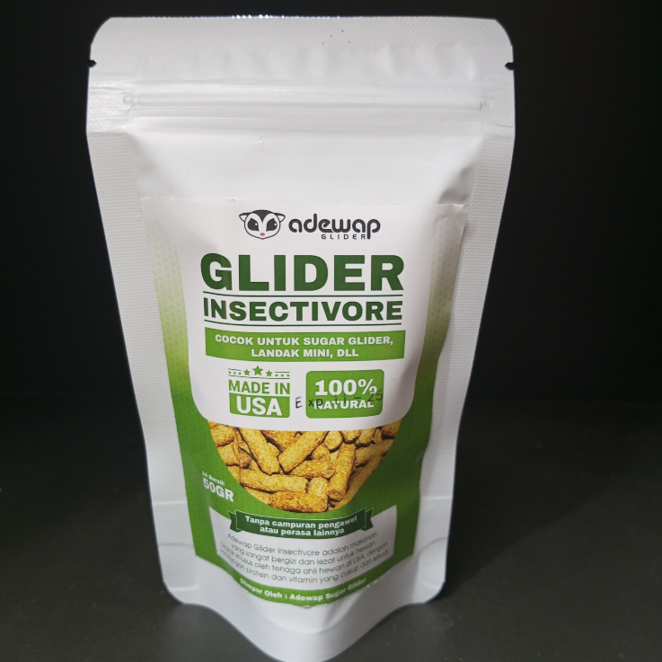 ADEWAP GLIDER Insectivore Nutrition Food With High Protein For Sugar Glider Hedgehog & Turtle
