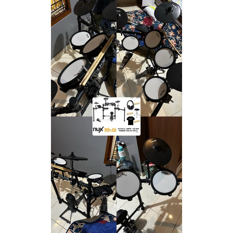Drum NUX DM-210 Digital Drum Elektrik Second