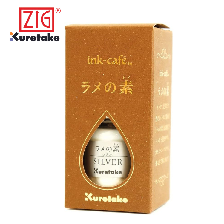 

ZIG Kuretake Ink-Cafe Drop of Shimmer Silver