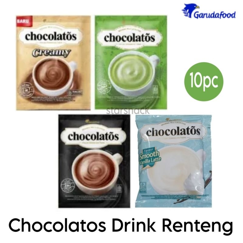 

Chocolatos Italian Chocolate creamy vanila matcha latte drink renteng