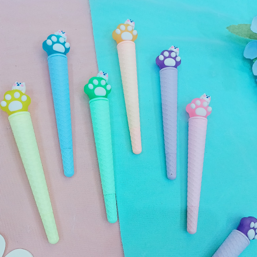 

Cod PULPEN ICE CREAM ES KRIM / PEN BOLPOIN PENA PAW Gel Ice Cream Cone Super Cute Tinta Hitam