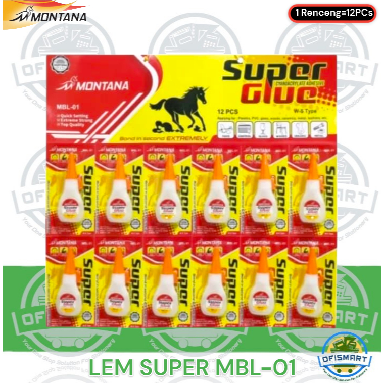 

Montana Lem Kaca / Lem Besi / Lem Super MBL-01