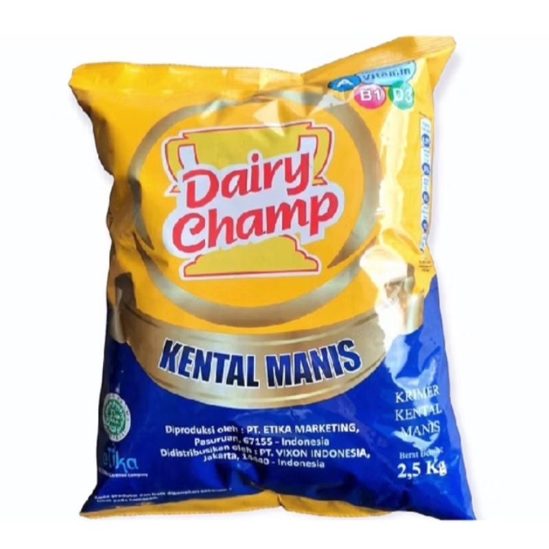 

SUSU KENTAL MANIS DAIRY CHAMP 2,5 KG