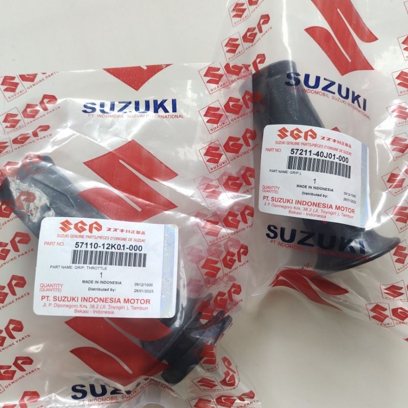 Handgrip Grip Handfat + Pipa Gas Suzuki Satria Fu fi injeksi tali gas 1 original