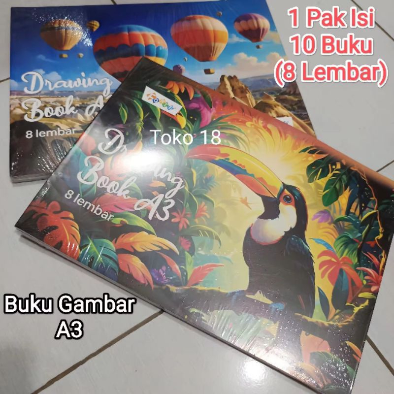 

1 Pak Buku Gambar A3 Forte(Isi 10 Buku)