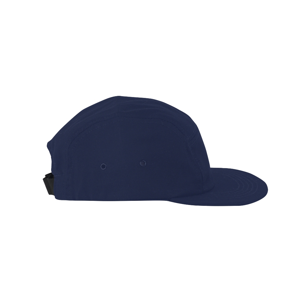Troy Company Five Panel Navy Kursif - Topi 5 Panel Biru Navy FPD 2919