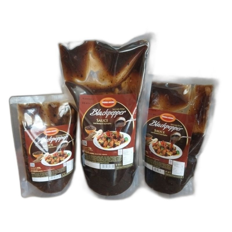 

PRIMA AGUNG SAUS BLACKPEPPER 250GR, 500GR & 1KG