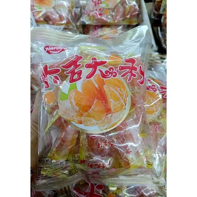 

ORANGE CANDY / DA JI DA LI / PERMEN JERUK JELLY 500 Gram NARAYA