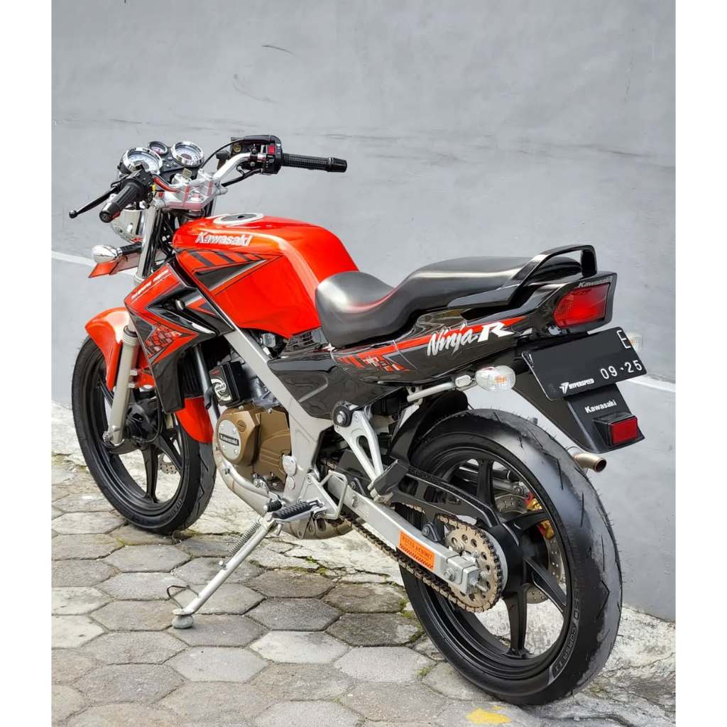 cat original ninja r merah orange