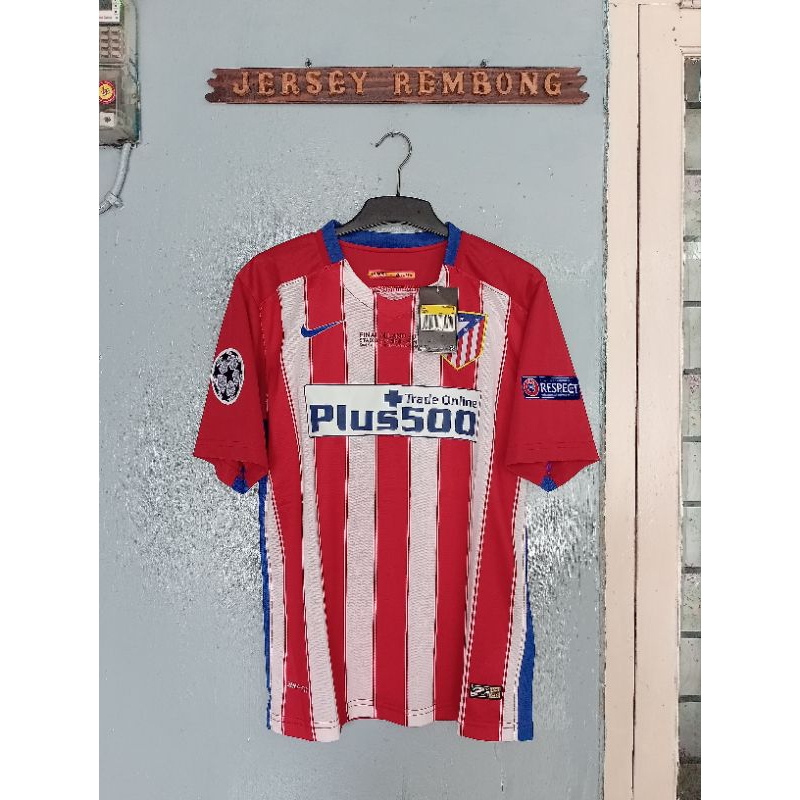 Jersey Atletico Madrid home special edition final Milano 2016 v Real Madrid FC