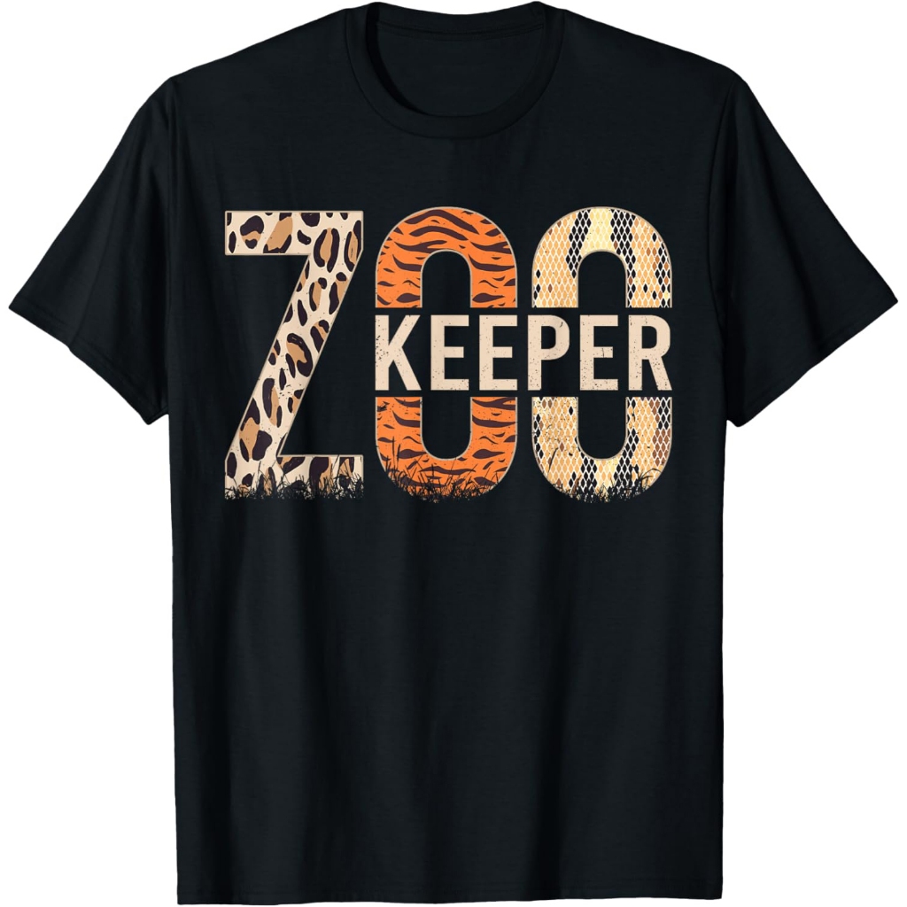 Kostum Pecinta Hewan Afrika Zookeeper Kaus Zebra Savana Liar