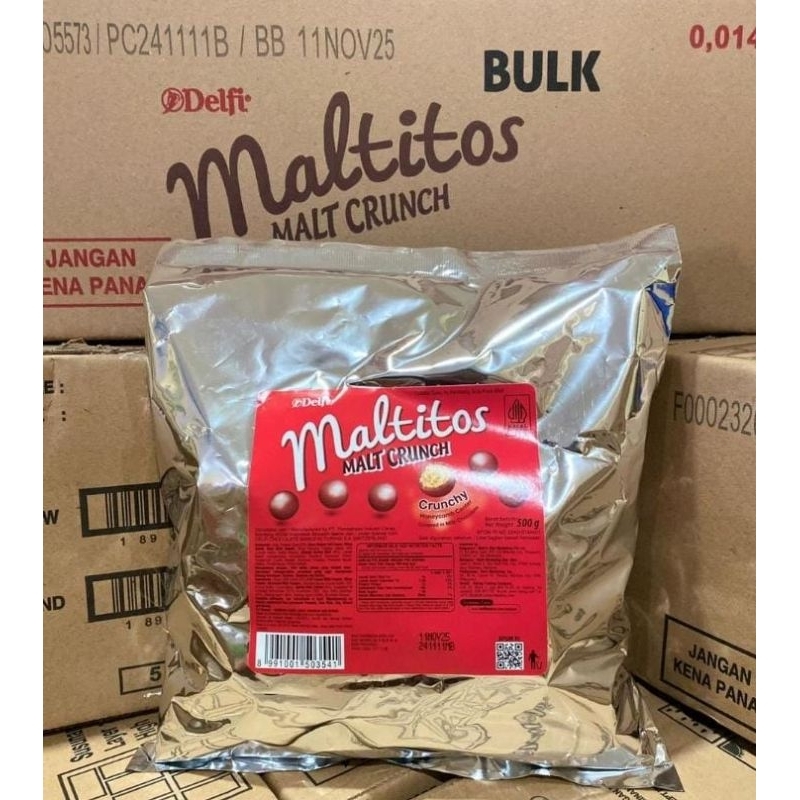 

cokelat delfi maltitos bulk 500gr