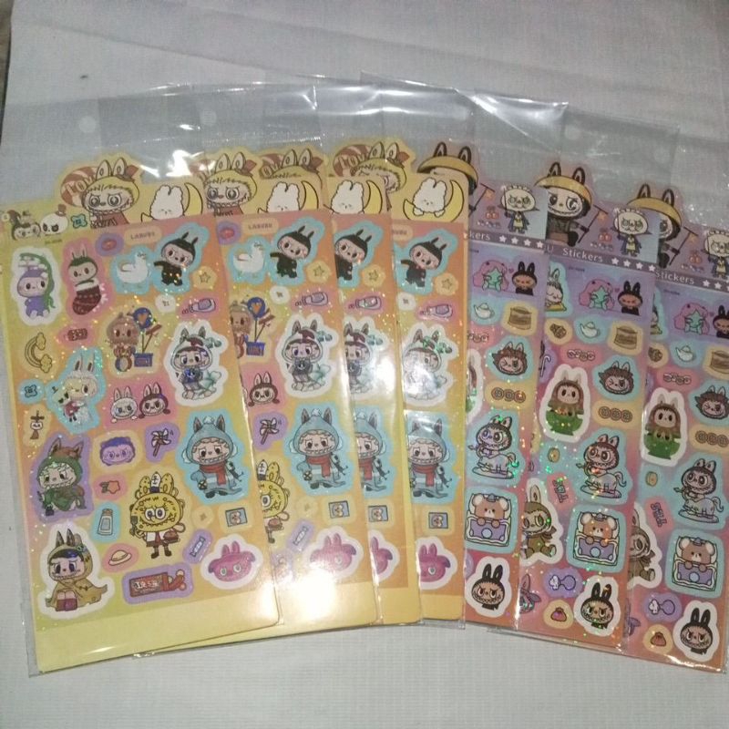 

stiker labubu isi 10 pcs/lembar