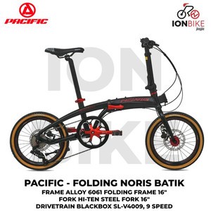 Sepeda Lipat Ukuran 20 Pacific 2980 RX 6.0 Shimano 7 Speed Rem Cakram Sepeda Lipat Murah