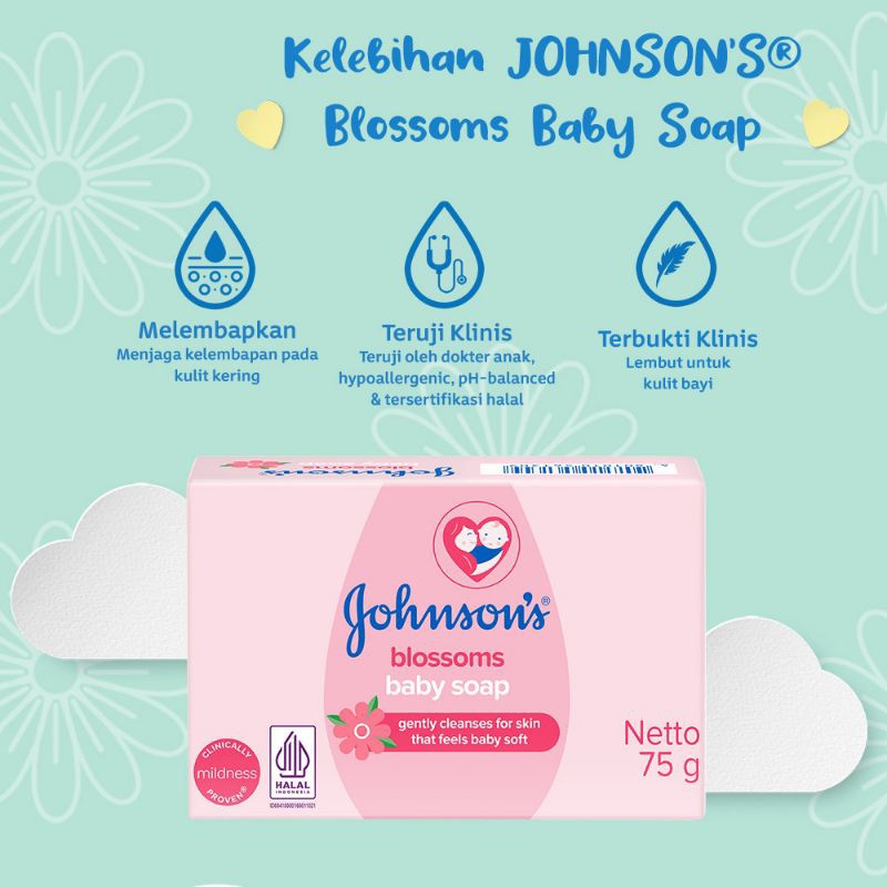 Johnson's baby blossoms soap