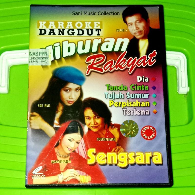 VCD KARAOKE DANGDUT Hiburan Rakyat Ade Irma Lady Roos Noerhalimah Wawa Marisa Muchsin Alatas Meggi .