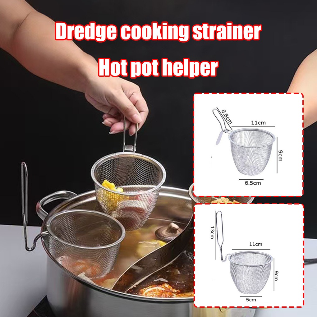 6.8/13cm strainer stainless / saringan mie rebus / Saringan Mie Ayam / Saringan Bakmi Saringan Pangs