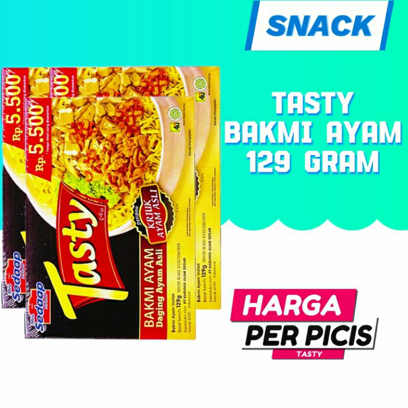 

Sedaap Tasty 129 Gram, Bakmi Ayam