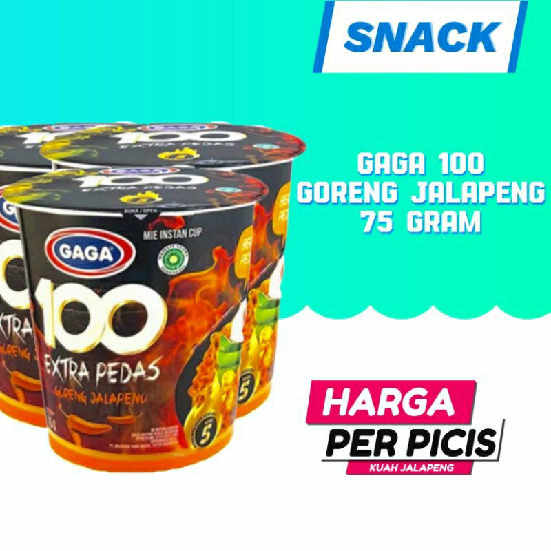 

Gaga 100 75 Gram, Goreng Jalapeng, Kuah Jalapeng, Kuah soto