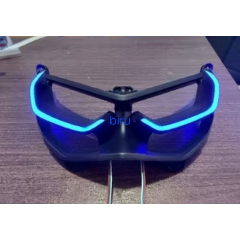 FRAME HEADLAMP NMAX NEW 2020 COSTUM LEZY LED AKRILIK