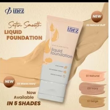 Inez  SATIN SMOOTH LIQUID FOUNDATION/INEZ FOUNDATION CAIR